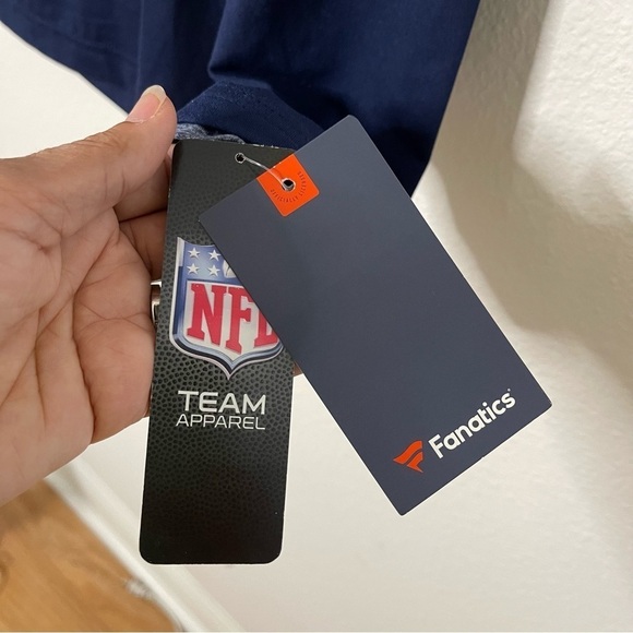 NFL New England Patriots men hoodie long sleeve tshirt size S NWT - Picture 5 of 10